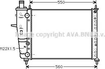 Ava Quality Cooling FT 2159 - Radiatore, Raffreddamento motore autozon.pro