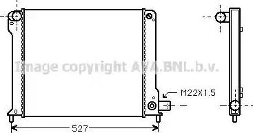 Ava Quality Cooling FT 2123 - Radiatore, Raffreddamento motore autozon.pro