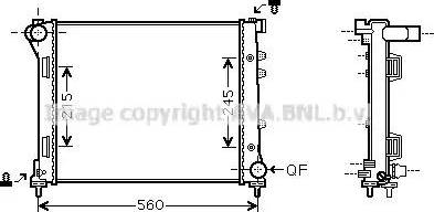 Ava Quality Cooling FT 2387 - Radiatore, Raffreddamento motore autozon.pro