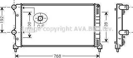 Ava Quality Cooling FT 2250 - Radiatore, Raffreddamento motore autozon.pro