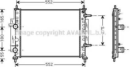 Ava Quality Cooling FT 2260 - Radiatore, Raffreddamento motore autozon.pro