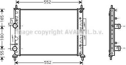 Ava Quality Cooling FT 2268 - Radiatore, Raffreddamento motore autozon.pro