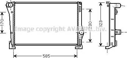 Ava Quality Cooling FT 2279 - Radiatore, Raffreddamento motore autozon.pro