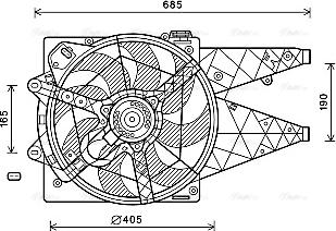 Ava Quality Cooling FT7595 - Ventola, Raffreddamento motore autozon.pro