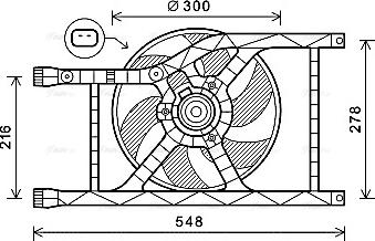 Ava Quality Cooling FT7593 - Ventola, Raffreddamento motore autozon.pro