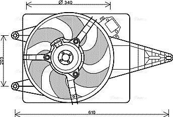 Ava Quality Cooling FT 7546 - Ventola, Raffreddamento motore autozon.pro