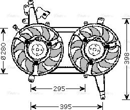 Ava Quality Cooling FT 7542 - Ventola, Raffreddamento motore autozon.pro