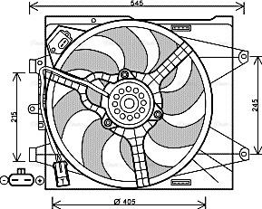 Ava Quality Cooling FT 7564 - Ventola, Raffreddamento motore autozon.pro