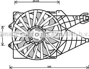 Ava Quality Cooling FT 7562 - Ventola, Raffreddamento motore autozon.pro