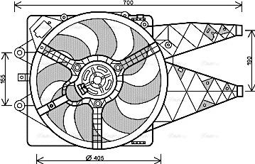 Ava Quality Cooling FT 7567 - Ventola, Raffreddamento motore autozon.pro