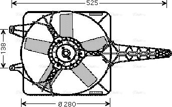 Ava Quality Cooling FT 7501 - Ventola, Raffreddamento motore autozon.pro