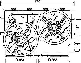 Ava Quality Cooling FT7586 - Ventola, Raffreddamento motore autozon.pro