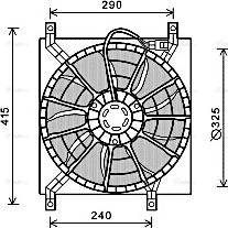 Ava Quality Cooling FT7580 - Ventola, Raffreddamento motore autozon.pro