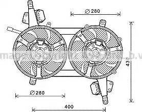 Ava Quality Cooling FT7581 - Ventola, Raffreddamento motore autozon.pro