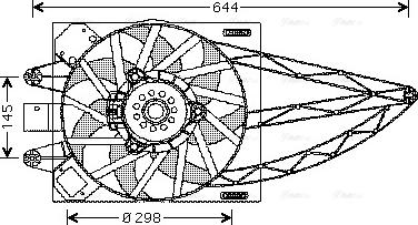 Ava Quality Cooling FT 7526 - Ventola, Raffreddamento motore autozon.pro