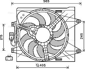 Ava Quality Cooling FT7604 - Ventola, Raffreddamento motore autozon.pro