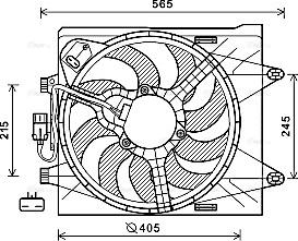 Ava Quality Cooling FT7605 - Ventola, Raffreddamento motore autozon.pro