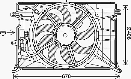 Ava Quality Cooling FT7611 - Ventola, Raffreddamento motore autozon.pro