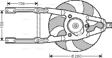 Ava Quality Cooling FT 7107 - Ventola, Raffreddamento motore autozon.pro