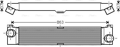 Ava Quality Cooling FTA4353 - Intercooler autozon.pro