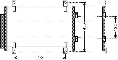 Ava Quality Cooling FTA5351D - Condensatore, Climatizzatore autozon.pro