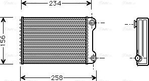 Ava Quality Cooling FTA6242 - Scambiatore calore, Riscaldamento abitacolo autozon.pro