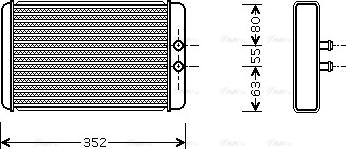 Ava Quality Cooling FTA6265 - Scambiatore calore, Riscaldamento abitacolo autozon.pro