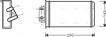 Ava Quality Cooling FTA6273 - Scambiatore calore, Riscaldamento abitacolo autozon.pro