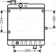 Ava Quality Cooling FTA2028 - Radiatore, Raffreddamento motore autozon.pro