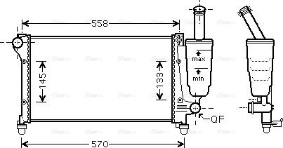 Ava Quality Cooling FTA2368 - Radiatore, Raffreddamento motore autozon.pro