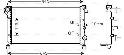 Ava Quality Cooling FTA2379 - Radiatore, Raffreddamento motore autozon.pro