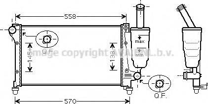 Ava Quality Cooling FTA2291 - Radiatore, Raffreddamento motore autozon.pro