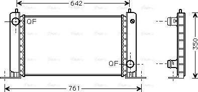 Ava Quality Cooling FTA2243 - Radiatore, Raffreddamento motore autozon.pro