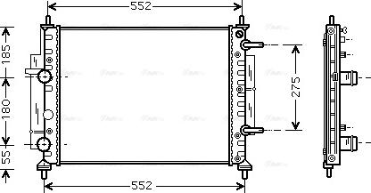 Ava Quality Cooling FTA2260 - Radiatore, Raffreddamento motore autozon.pro