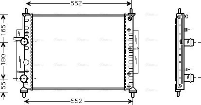 Ava Quality Cooling FTA2268 - Radiatore, Raffreddamento motore autozon.pro