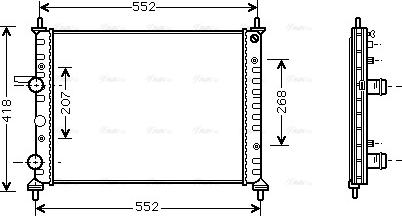 Ava Quality Cooling FTA2201 - Radiatore, Raffreddamento motore autozon.pro