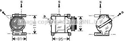 Ava Quality Cooling FT K090 - Compressore, Climatizzatore autozon.pro