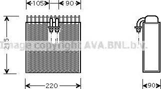 Ava Quality Cooling FT V257 - Evaporatore, Climatizzatore autozon.pro