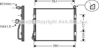 Ava Quality Cooling HD 5090 - Condensatore, Climatizzatore autozon.pro