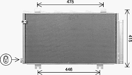 Ava Quality Cooling HD5325D - Condensatore, Climatizzatore autozon.pro