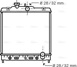 Ava Quality Cooling HD 2122 - Radiatore, Raffreddamento motore autozon.pro