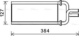 Ava Quality Cooling HDA6292 - Scambiatore calore, Riscaldamento abitacolo autozon.pro