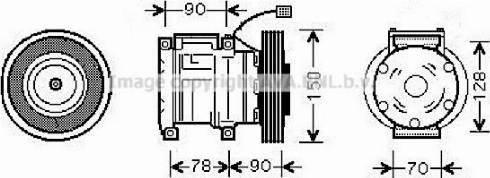 Ava Quality Cooling HDAK181 - Compressore, Climatizzatore autozon.pro