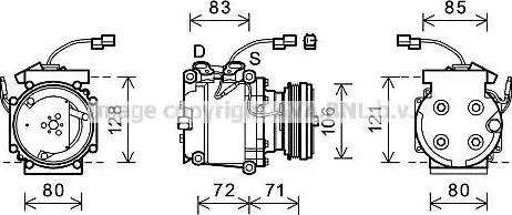 Ava Quality Cooling HDAK246 - Compressore, Climatizzatore autozon.pro