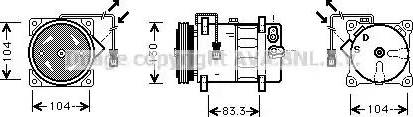 Ava Quality Cooling HD K022 - Compressore, Climatizzatore autozon.pro