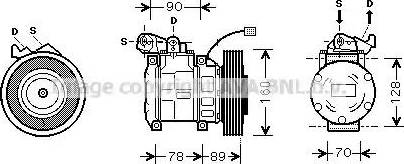 Ava Quality Cooling HD K196 - Compressore, Climatizzatore autozon.pro