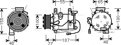 Ava Quality Cooling HD K232 - Compressore, Climatizzatore autozon.pro