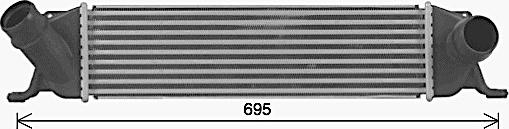 Ava Quality Cooling HY4489 - Intercooler autozon.pro