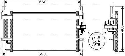 Ava Quality Cooling HY5092D - Condensatore, Climatizzatore autozon.pro