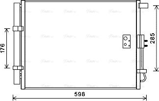 Ava Quality Cooling HY5373D - Condensatore, Climatizzatore autozon.pro